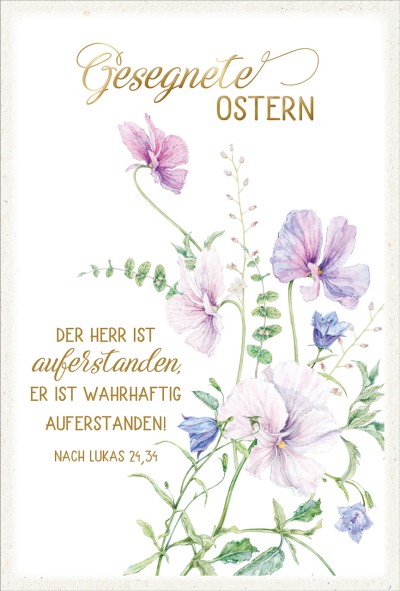 Faltkarte "Gesegnete Ostern"