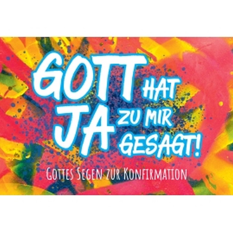 CD-Card: Gott hat Ja zu mir gesagt - Motiv Graffiti